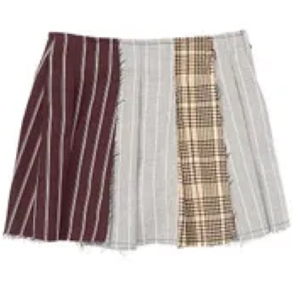 GB Girls Asymmetrical Plaid Skirt - Picture 3 of 3